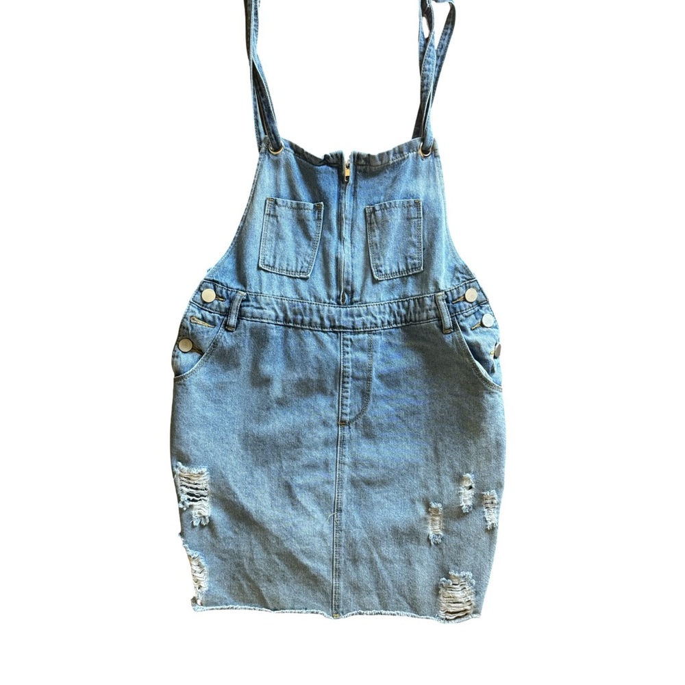 Emory Park Denim Overall Dress